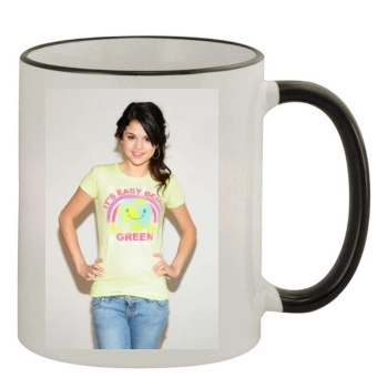 Selena Gomez 11oz Colored Rim & Handle Mug