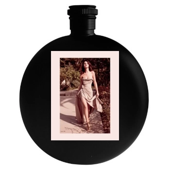 Selena Gomez Round Flask