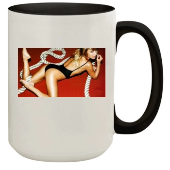 Sara Jean Underwood 15oz Colored Inner & Handle Mug