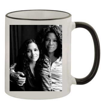 Halle Berry 11oz Colored Rim & Handle Mug