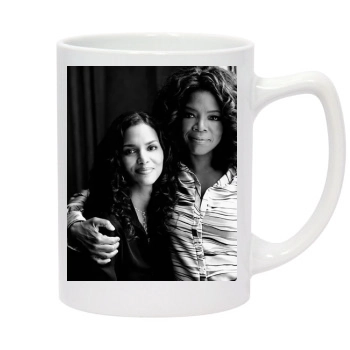 Halle Berry 14oz White Statesman Mug