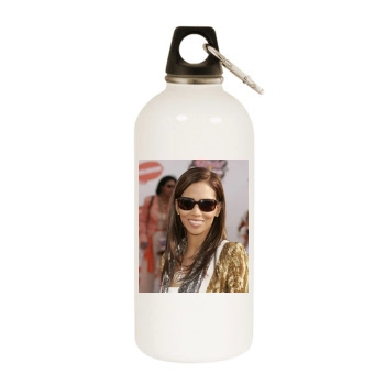 Halle Berry White Water Bottle With Carabiner