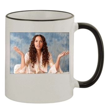 Halle Berry 11oz Colored Rim & Handle Mug