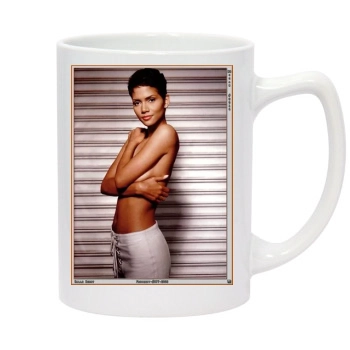 Halle Berry 14oz White Statesman Mug