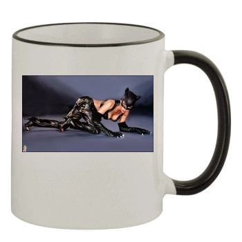 Halle Berry 11oz Colored Rim & Handle Mug