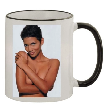 Halle Berry 11oz Colored Rim & Handle Mug