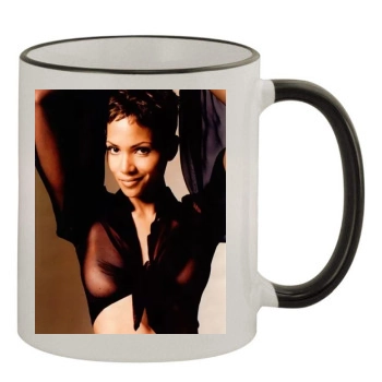 Halle Berry 11oz Colored Rim & Handle Mug