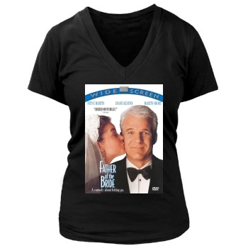 Father of the Bride (1991) Women's Deep V-Neck TShirt