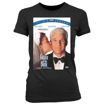 Father of the Bride (1991) Women's Junior Cut Crewneck T-Shirt