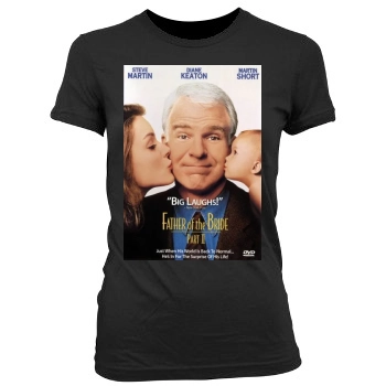 Father of the Bride Part II (1995) Women's Junior Cut Crewneck T-Shirt