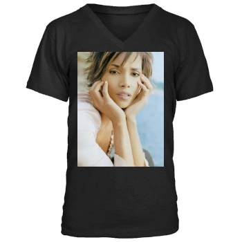 Halle Berry Men's V-Neck T-Shirt