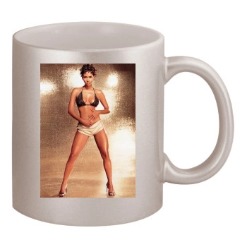 Halle Berry 11oz Metallic Silver Mug