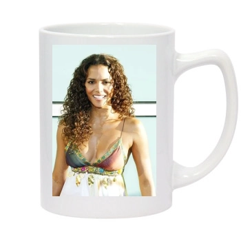 Halle Berry 14oz White Statesman Mug