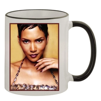 Halle Berry 11oz Colored Rim & Handle Mug