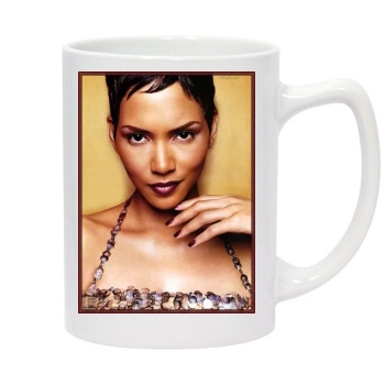 Halle Berry 14oz White Statesman Mug