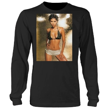 Halle Berry Men's Heavy Long Sleeve TShirt