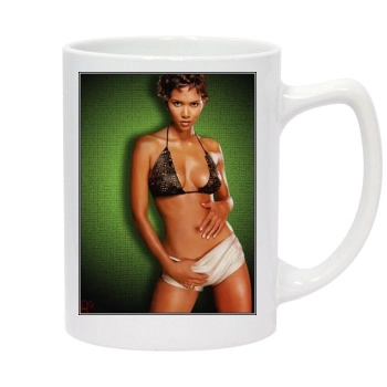 Halle Berry 14oz White Statesman Mug