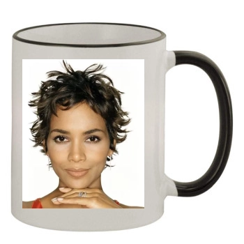 Halle Berry 11oz Colored Rim & Handle Mug