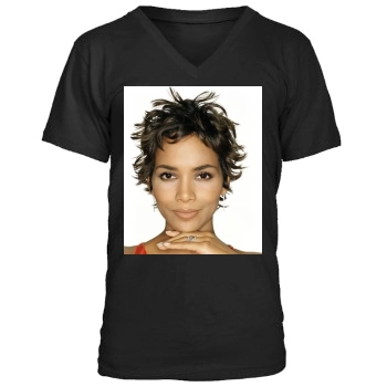 Halle Berry Men's V-Neck T-Shirt