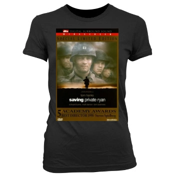 Saving Private Ryan (1998) Women's Junior Cut Crewneck T-Shirt