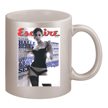 Halle Berry 11oz Metallic Silver Mug