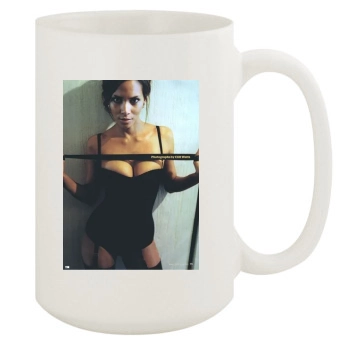 Halle Berry 15oz White Mug