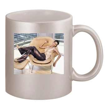 Halle Berry 11oz Metallic Silver Mug