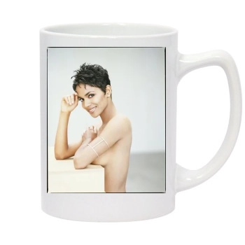 Halle Berry 14oz White Statesman Mug