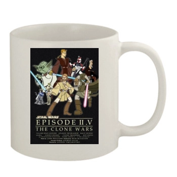 Star Wars: Clone Wars (2003) 11oz White Mug