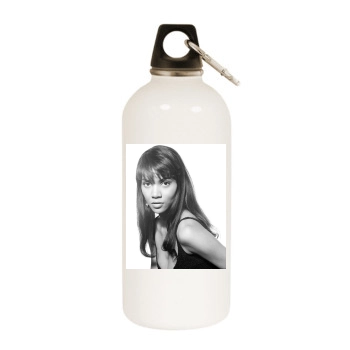 Halle Berry White Water Bottle With Carabiner