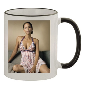 Halle Berry 11oz Colored Rim & Handle Mug