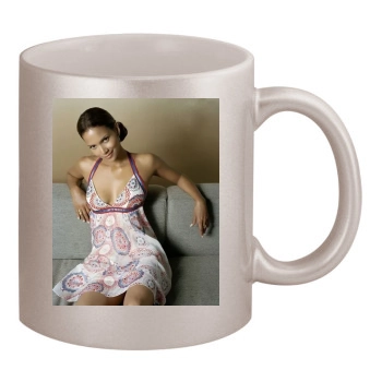 Halle Berry 11oz Metallic Silver Mug