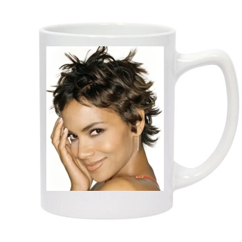 Halle Berry 14oz White Statesman Mug