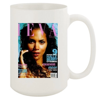 Halle Berry 15oz White Mug