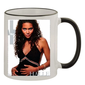 Halle Berry 11oz Colored Rim & Handle Mug