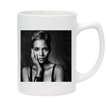 Halle Berry 14oz White Statesman Mug