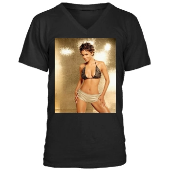 Halle Berry Men's V-Neck T-Shirt