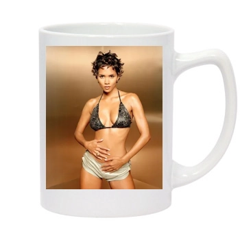 Halle Berry 14oz White Statesman Mug