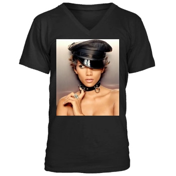 Halle Berry Men's V-Neck T-Shirt