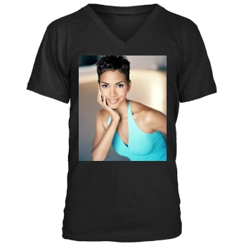 Halle Berry Men's V-Neck T-Shirt