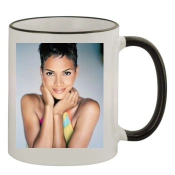 Halle Berry 11oz Colored Rim & Handle Mug