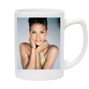 Halle Berry 14oz White Statesman Mug