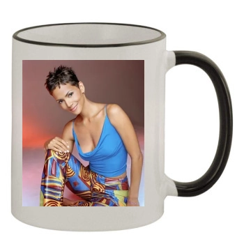 Halle Berry 11oz Colored Rim & Handle Mug