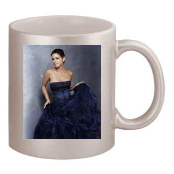 Halle Berry 11oz Metallic Silver Mug