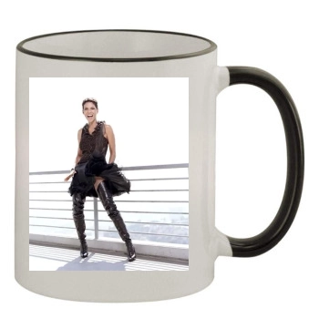 Halle Berry 11oz Colored Rim & Handle Mug