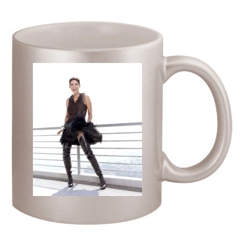 Halle Berry 11oz Metallic Silver Mug