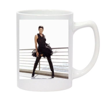 Halle Berry 14oz White Statesman Mug