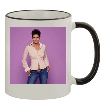 Halle Berry 11oz Colored Rim & Handle Mug