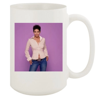 Halle Berry 15oz White Mug