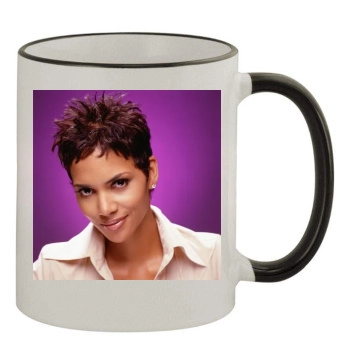 Halle Berry 11oz Colored Rim & Handle Mug